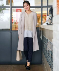 Tiaclasse タックヨーク着流しパフスリ－ブコート