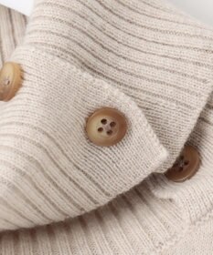 J.PRESS LADIES L 【洗える】SOFT TOUCH WOOL リブ切り替え ニット