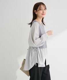 Green Parks 脇リボンドッキングチュニック