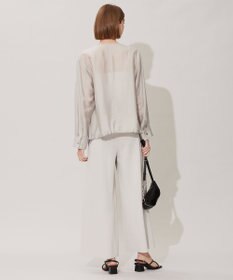 ICB リヨセルナイロンワッシャー ノーカラーブルゾン