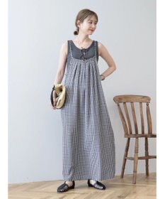 AMERICAN HOLIC ギンガムサッカーキャミワンピース