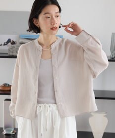 AMERICAN HOLIC シアーショート丈ブラウス