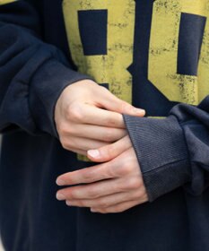 WEGO 【ユニセックス着用ITEM】ケミカルウォッシュナンバリングプルオーバー