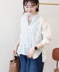 AMERICAN HOLIC スキッパーレースブラウス