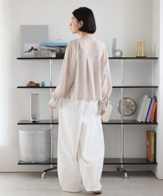 AMERICAN HOLIC シアーショート丈ブラウス