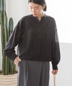 AMERICAN HOLIC シアーショート丈ブラウス