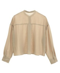 AMERICAN HOLIC シアーショート丈ブラウス