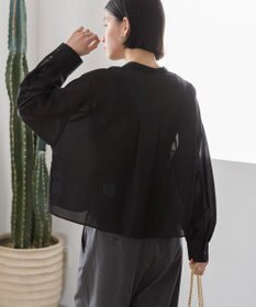 AMERICAN HOLIC シアーショート丈ブラウス