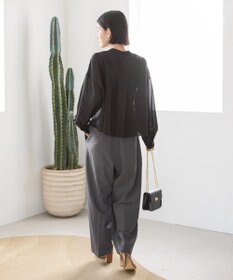 AMERICAN HOLIC シアーショート丈ブラウス