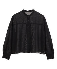 AMERICAN HOLIC シアーショート丈ブラウス