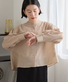 AMERICAN HOLIC シアーショート丈ブラウス