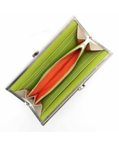 A.D.M.J. 【牛革】スネーク型押し/ガマグチウォレット