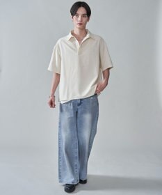 WEGO リネンライクスキッパーシャツ（SS）