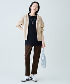 ANY L 前後２ＷＡＹ異素材コンビカットソー