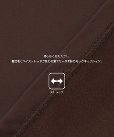 PW CIRCULUS 【裏起毛であたたか】【MEN】WAVY LOGO  裏起毛ロングスリーブモックネックT ゴルフ