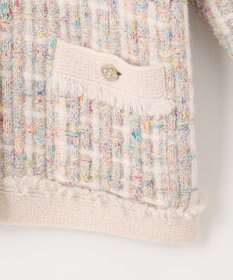 自由区 【PREMIUM KNIT COLLECTION】ミックスツイードニット ジャケット