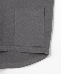 ANY L スウェットライクハーフジップニット