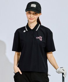 PW CIRCULUS 【UV遮蔽率95.3% UVカット / 速乾 / ストレッチ】【WOMEN】PW NEW ベーシックポロ ゴルフウェア レディース