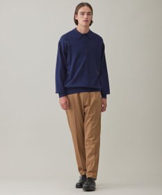 UNFILO MENS ライトウォーム ニットポロ