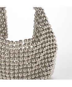 UNBILLION カシュカシュ cachecache / シルバービーズ手提げバッグ