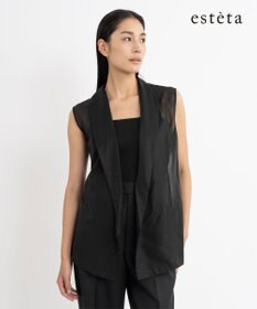 23区 L 【エステータ】コットンオーガンジー ブラウス