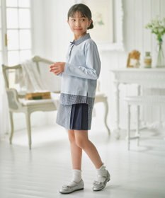 組曲 KIDS 【150-170㎝】 チェックプリーツ キュロット