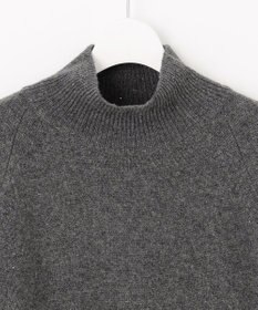 自由区 S ウールカシミヤブレンドスパンコールハイネック ニット