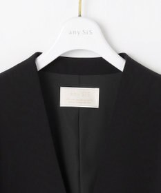 ANY SIS S 【洗える】セレモニーダブルクロス カラーレス ジャケット