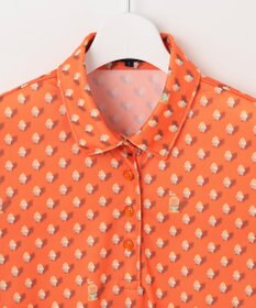 23区GOLF 【WOMEN】【接触冷感・UVケア・吸水速乾】アイス柄 ポロシャツ