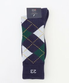 23区GOLF 【MEN】アーガイル柄レギュラーソックス