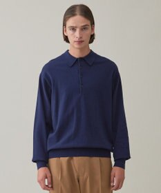 UNFILO MENS ライトウォーム ニットポロ