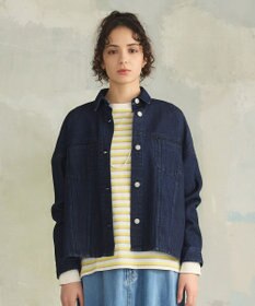 J.PRESS YORK STREET 【WOMEN】ソフトワイドデニム シャツジャケット