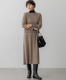 23区 L 【洗える】レイヤードニットツイン ワンピース