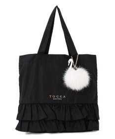 TOCCA SOGNO FUR CHARM TOTE トートバッグ【WEB＆一部店舗限定・A4サイズ対応】