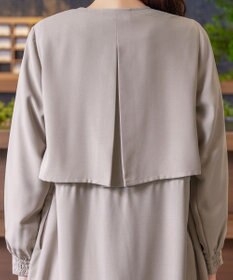 Tiaclasse タックヨーク着流しパフスリ－ブコート