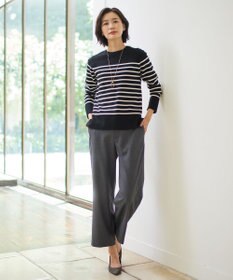 洗える】VIS/PE MILANO ボーダー ニット / J.PRESS LADIES L