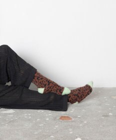 TRICOTE レオパードルームソックス