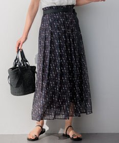 23区 S 【洗える】Ratti ウォールプリント フレアスカート
