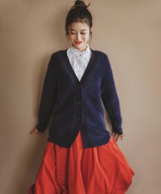 23区 L 【洗える】ライトメモリーウェザー フレアスカート