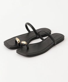 23区 【CLASSY.6月号掲載】ビジュー フラット サンダル