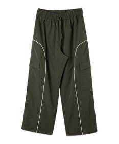 WEGO 【ユニセックス着用ITEM/ウエストゴム】イージーパイピングカーゴパンツ