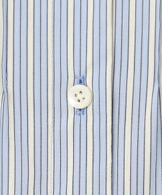 J.PRESS LADIES S 【洗える】BEZコットンナイロン ストライプ ピンタック ブラウス