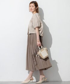 23区 【撥水性/接触冷感】ストレッチライトタイプライター コンパクトブルゾン