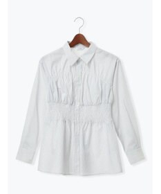 Te chichi ペプラムシャーリングシャツブラウス