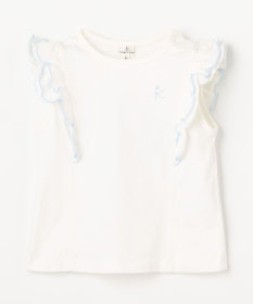 組曲 KIDS 【80-100㎝】 フルールフリルTシャツ