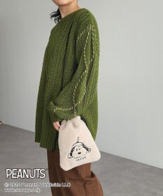 CRAFT STANDARD BOUTIQUE 【PEANUTS】ボア巾着ショルダーバッグ