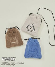 CRAFT STANDARD BOUTIQUE 【PEANUTS】ボア巾着ショルダーバッグ