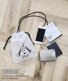 CRAFT STANDARD BOUTIQUE 【PEANUTS】ボア巾着ショルダーバッグ