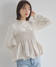 earth music&ecology バルーンビスチェ