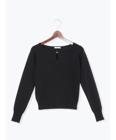 Te chichi スクエアチャームキーネックプルオーバー